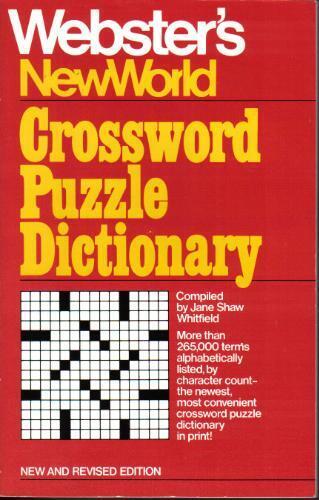 Webster'S New World Crossword Puzzle Dictionary,GENERAL - Picture 1 of 1