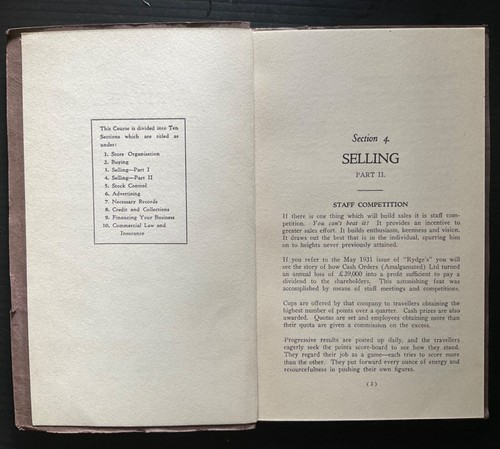 MERCHANDISING MINORISTA un curso de Rydges. Cubiertas en relieve y logotipo en relieve 1936 - Imagen 10 de 18
