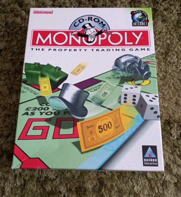 MONOPOLY Big Box PC Spiel Westwood Studios Windows 95 Retro CD-ROM