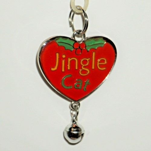 Pet Tags Charms Christmas Dog Cat Jingle Bells Pick Phrases Silver Tone NWT JB - Picture 13 of 21
