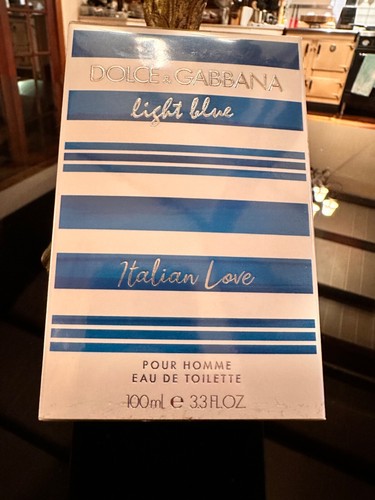 Dolce and Gabbana Light Blue Italian Love, 100ml, EDT, BNIB, sealed, a rare find
