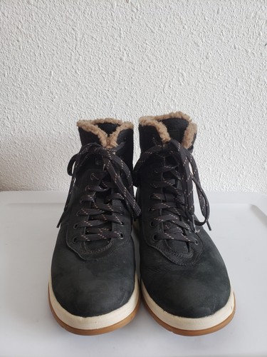 UGG Women's Lakesider Mid Lace Up Black Sneaker Boots Size 9 - Picture 11 of 18