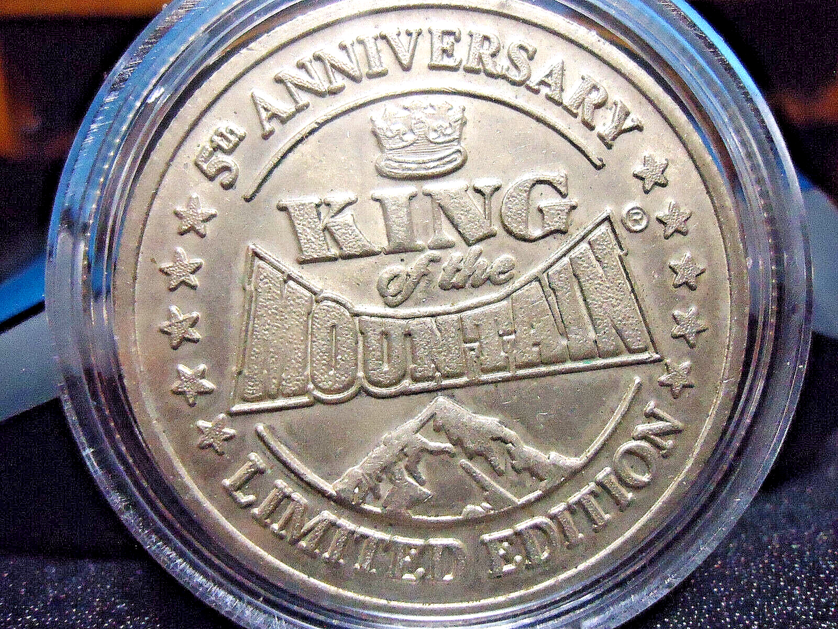 KING Of The MOUNTAIN 5th Anniv. (LTD. EDITION) COIN- DOUGLAS PRESS
