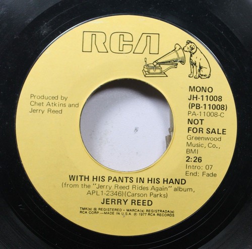 Country Promo 45 Jerry Reed - mit seiner Hose in der Hand / mit seiner Hose in der