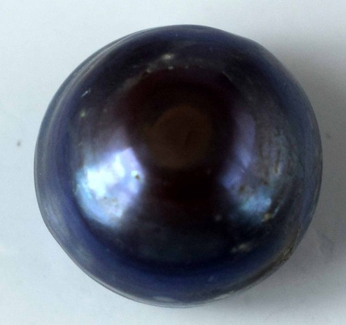 Tahitian Grayish Black South Sea Pearl 6.45 Ct Natural Round C3468 Best Offer - Picture 8 of 9