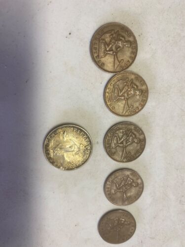 1944 Centavo Filipina Philippinen Münzen Lot Silber Lot WW2 1-20 Cent - Bild 4 von 6