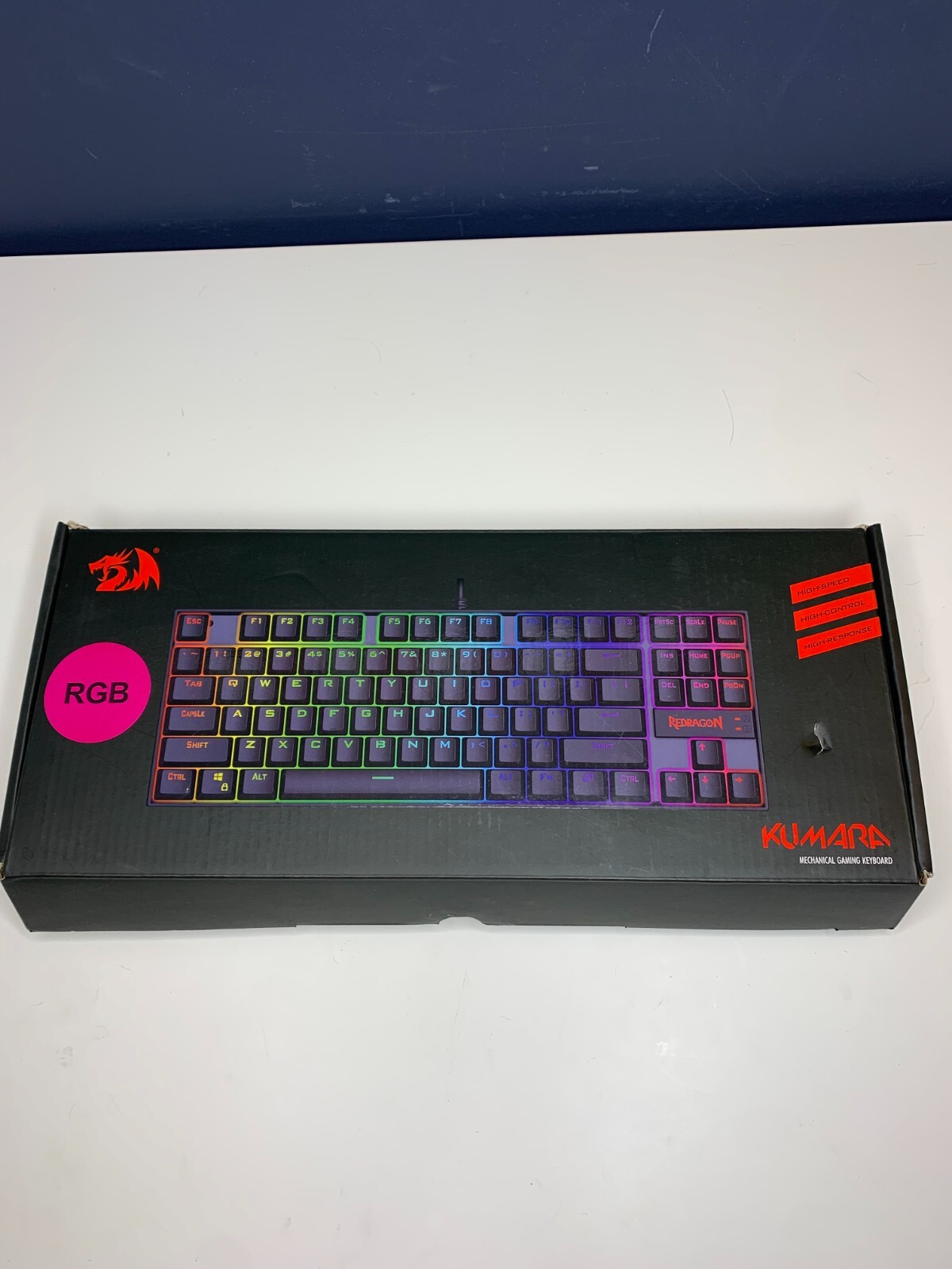 Red Dragon Kumara K552-1 BLACKLIGHT GAMING Mechanical Keyboard ...