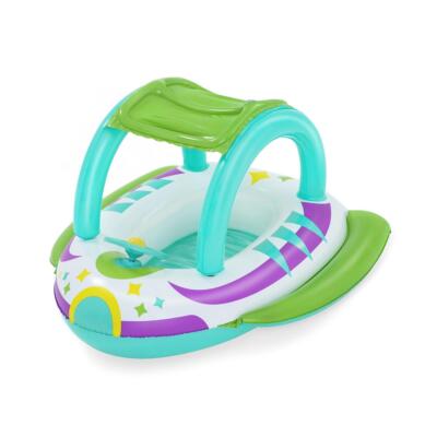 Kinder-Schlauchboot Space Splash  mit Sonnenschutzdach 107 x 112 cm
