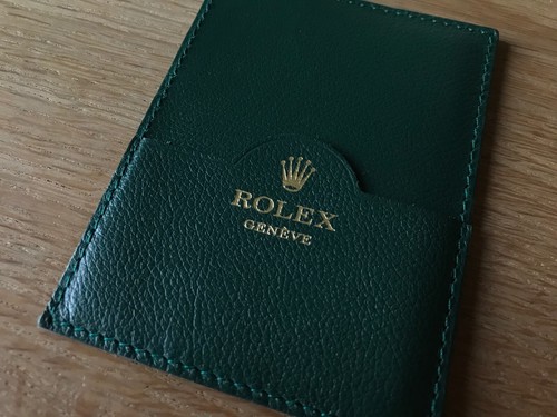 Portefeuille Porte-Cartes Rolex Card Holder - Green Cuir & Livret - Watches - Picture 5 of 11