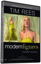 TIM REES: MODERN FIGURES: PAINTING BIG, FRESH AND LOOSE- ART INSTRUCTION DVD