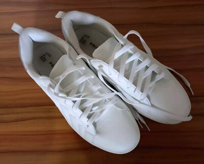 Diamante Primark Ladies White Shoes Women's White Diamante Detail