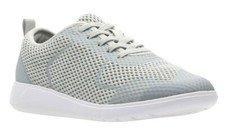Image of Clarks Skape Soar K Boys Girls Grey Synthetic Trainers Size UK 10 F