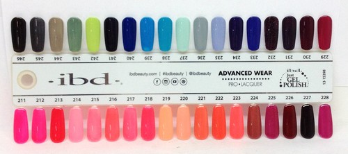 IBD Just Gellack Nagelpaletten mit Farben - 5 Platten/Pack - Bild 5 von 6