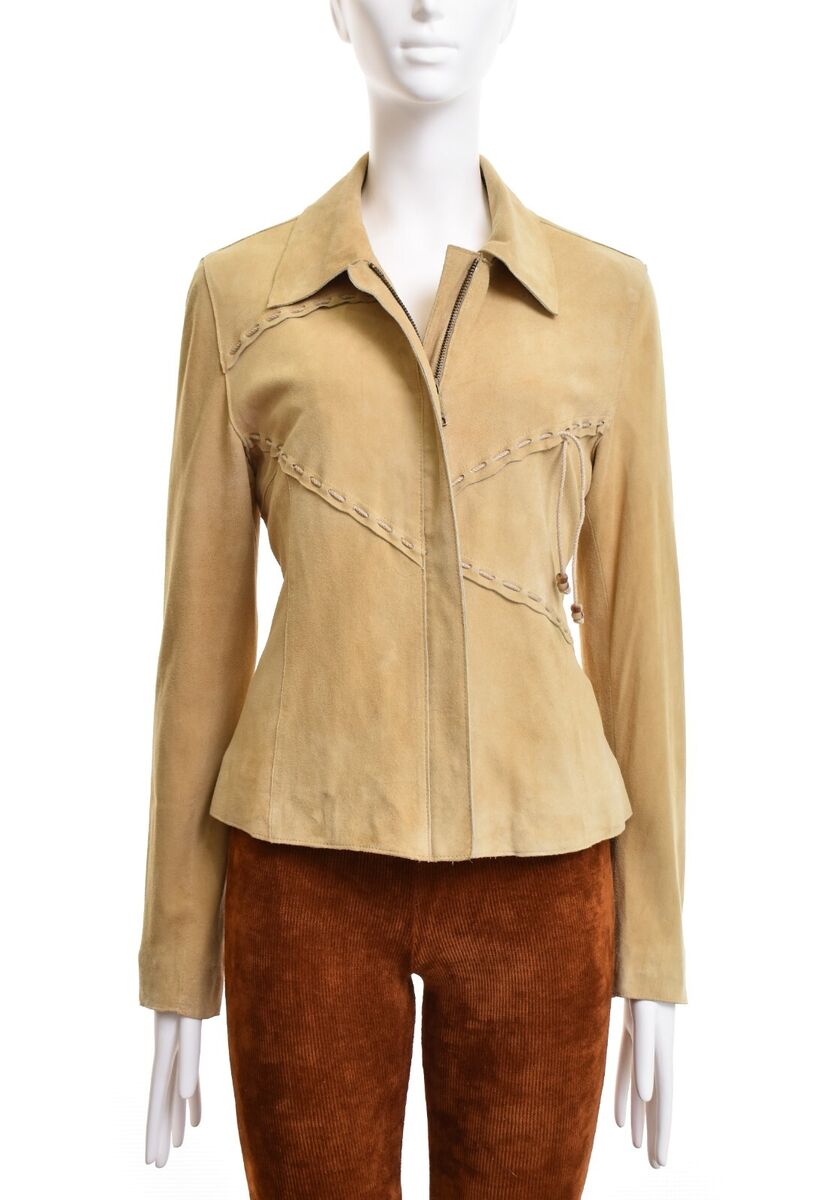 Vintage DOLCE GABBANA D&G Suede Lace Up Western Jacket Vintage DOLCE GABBANA D&G Suede Lace Up Western Jacket
