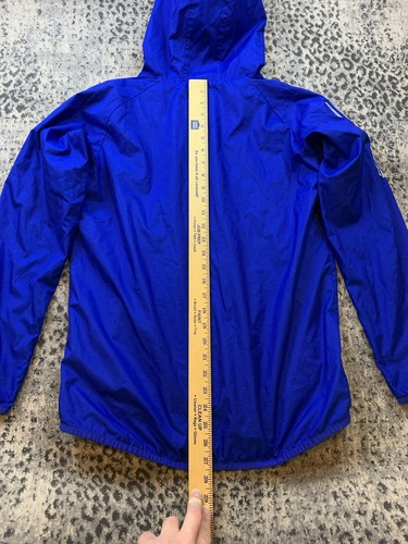 Adidas Boys Mesh Lined Windbreaker Jacket Full Zip Blue Size XL (18/20) Used - Picture 20 of 21