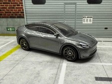 2024 Matchbox Tesla 20th Anniversary Tesla Model Y Gray  Loose
