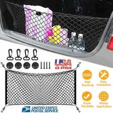 Universal Car Trunk Cargo Net Holder Elastic Mesh Organizer Truck SUV 4 Hook Net