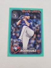 2024 Topps Update AQUA PARALLEL Yariel Rodriguez ROOKIE #US317 - Blue Jays