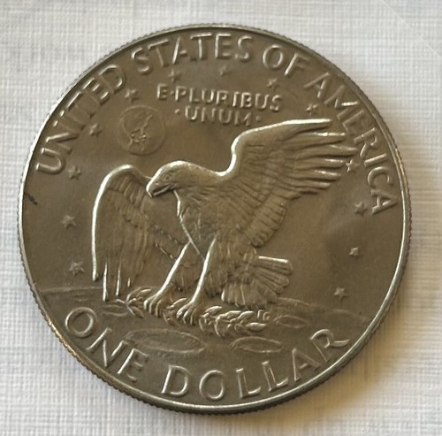 1974 D Eisenhower Dollar ~ One Dollar Coin IKE Circulated Flying Eagle - Picture 2 of 6