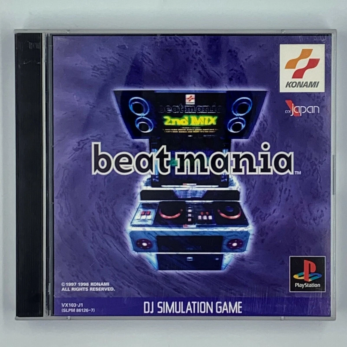 Jeu PS1 BEATMANIA - Version NTSC-Japon (JAP) - Complet, Bon état Général