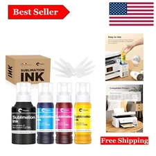Vibrant Sublimation Ink Set for Compatible Epson & Stylus Printers