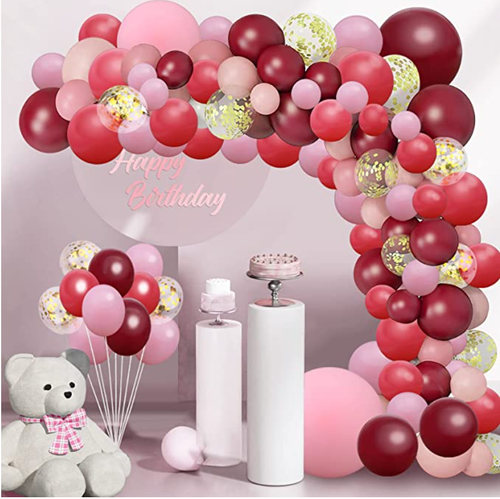 2 Ballonbogen Kit + Ballons Girlande Geburtstag Hochzeit Party Baby Dusche Dekor UK - Bild 10 von 14