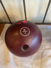 Vintage Burgundy Hammer Faball Bowling Ball 1990s 16lbs Good Condition