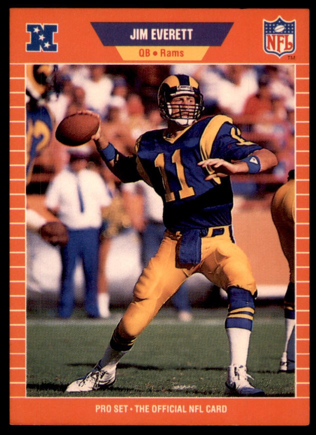 1989 Pro Set #199 Jim Everett
