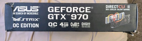ASUS STRIX GeForce GTX 970 4GB GDDR5 Graphic Card STRIX-GTX970-DC20C-4GD5 GPU177 - Picture 5 of 15