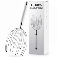 Winyoung Head Massager Scalp, Electric Scalp Massager with 20 Metal Fingers –...