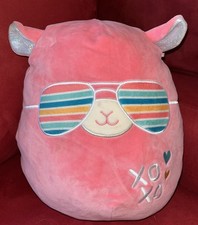 Squishmallows Pavlov Llama Sunglasses Peach Llama Original Plush Animals 11"