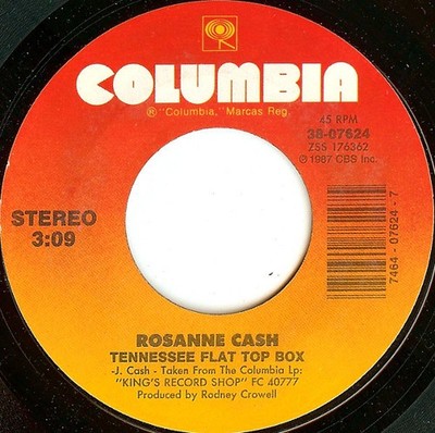 Rosanne Cash - Tennessee Flat Top Box / Why Don't You Quit Leaving Me Alone (7'')