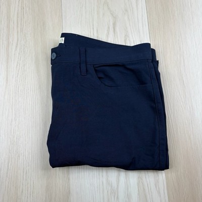 Tasc Performance Pants navy Blue Stretch Straight Fit Casual Men s Size 36x30
