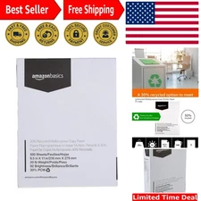 Eco-Friendly 30% Recycled Multipurpose Copy Printer Paper, 8.5x11, 500 Sheets