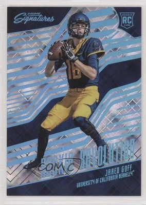 2016 Panini Prime Signatures Rookie Revolution Cosmic 30/100 Jared Goff RC 1u6