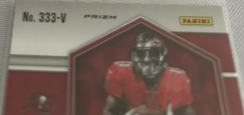 2021 Mosaic Football Jaelon Darden Tampa Bay Buccaneers Silver Variation RC 333V - Image 4 of 4