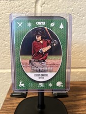 🍀🔥2024 CORBIN CARROLL Onyx Holiday GREEN /500 Arizona🔥🍀 Cardinals