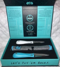 TOADFISH 1014 Shuckers Bundle - Put’em Back Oyster Knife, Cloth & Pro Knife