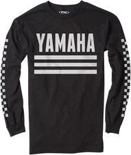 Factory Effex Yamaha Racer Long Sleeve T-Shirt Black Adult YZ YZF WR NEW