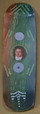 New Madness Lenticular Clown Smear Skateboard deck 9.125 X 32.6 Resin 7