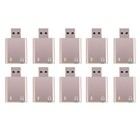 10X USB Scheda Audio 7.1 USB Esterno Jack 3.5mm Adattatore per Cuffie Audio2463