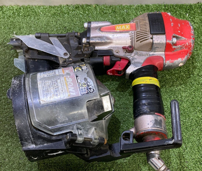 #ad 【Used Tested】MAX HN 90N1 High Pressure Coil Nailer with Case Air Tool $242.49