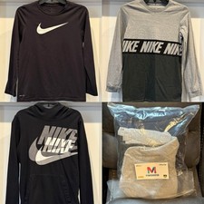 Nike Air Hoodie Sweatshirt Long Sleeve Shirt Mixed Clothing Lot Youth Boys Sz L