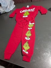 The Grinch By Dr Seuss Sweat Set Size 2t EUC