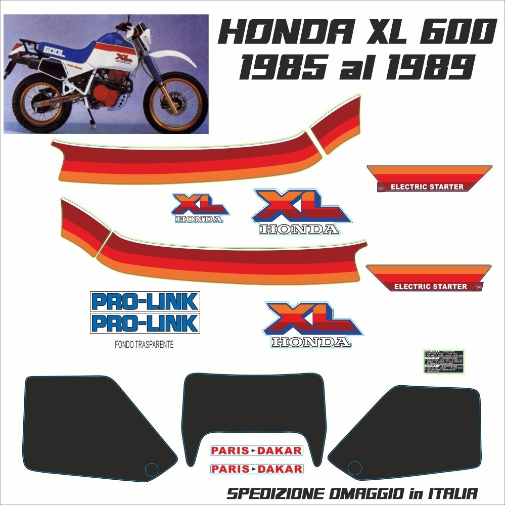 Kit Adesivi Cupolino Transalp 600 Usato Kit Adesivi Stickers
