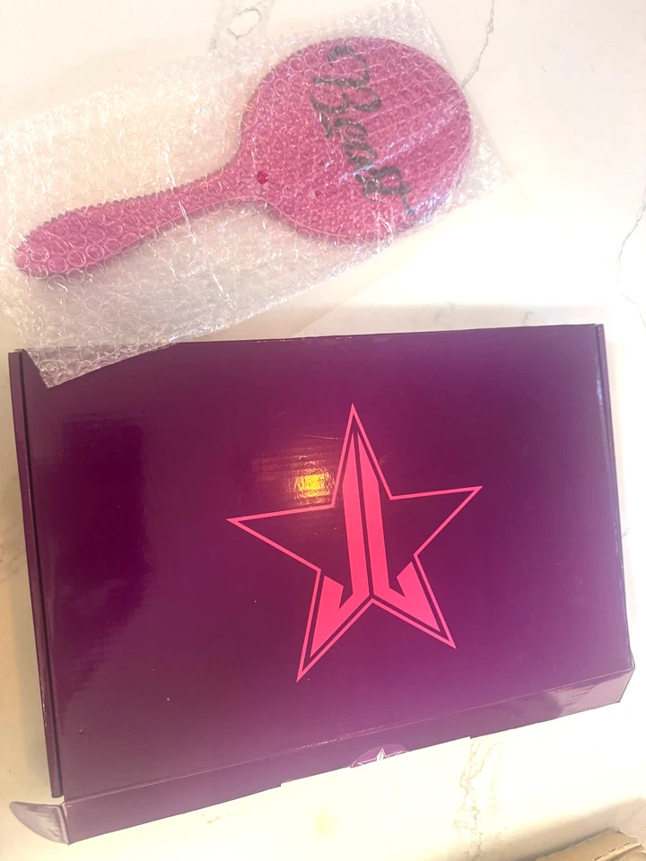 2) Espejo de mano ABH Alyssa Edwards BEAST rosa y estrella Jeffree púrpura lujuria de sangre Foto 2 de 4