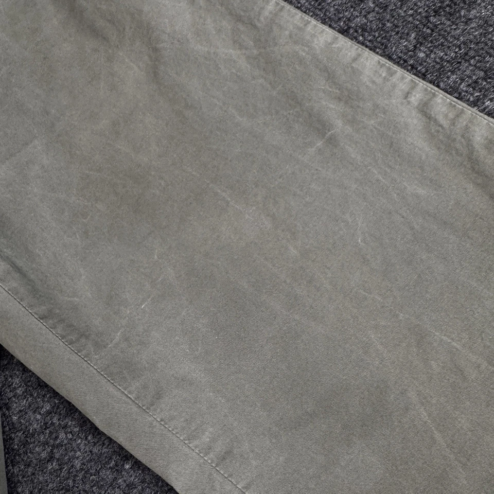 Lacoste Pants Mens 33x32 Olive Green Slim Fit Chino - Image 2 of 4