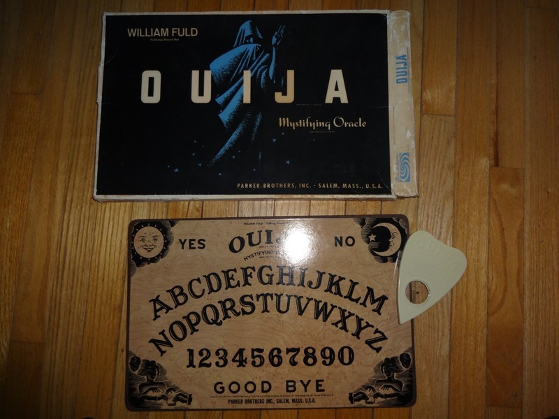 Vintage Ouija Board Game William Fuld Parker Bros Salem Mass Complete 1960