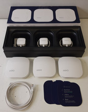 Lot of 3 Eero B010001 Routers - Pro WiFi System Bundle With AC Adapters