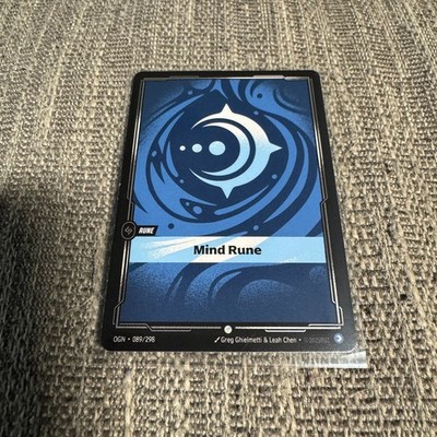 Mind Rune Riftbound Origins 089/298 Meta League of Legends NM